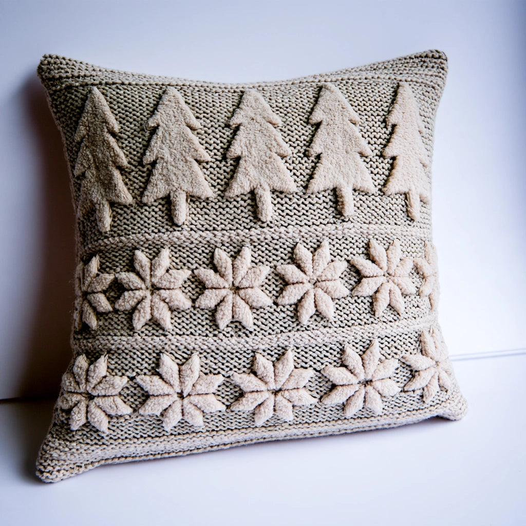 Decoratief sierkussen, kleur gebroken wit